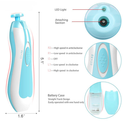 Gentle Baby Nail Trimmer with Lights| Rechargeable